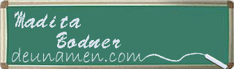Madita Bodner Visitenkarte